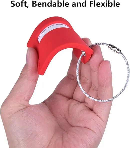 5Pack Silicone Luggage Tag with Name ID Card Perfect to Quickly Spot Luggage Suitcase by Ovener
