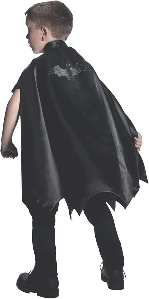 Rubies Child's DC Superheroes Deluxe Batman Costume Cape for Themed Parties and Halloween