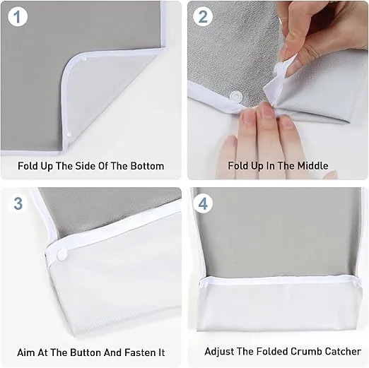 Pozico Adult Bibs for Eating Women/Men/elderly Washable,Waterproof, Clothing Protectors & Adult Bibs with Debris Trap