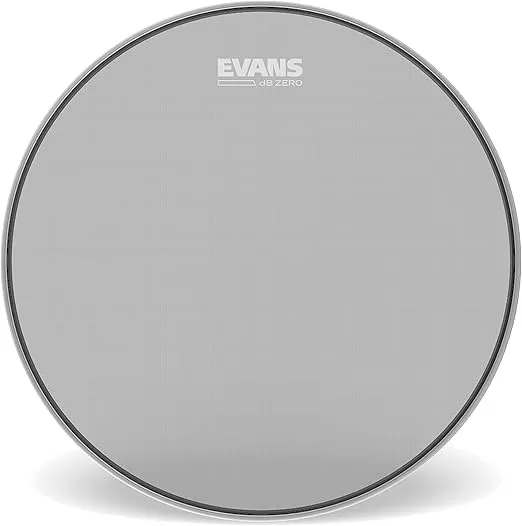 Evans dB Zero Drum Heads - Featuring Single Ply ShockWeave Mesh - Low Volume Drumhead - Bass, 18 Inch