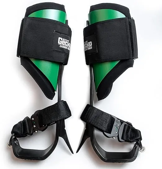 Notch Gecko Carbon Fiber Climbers (Tree Gaffs) w/Straps (39117T)