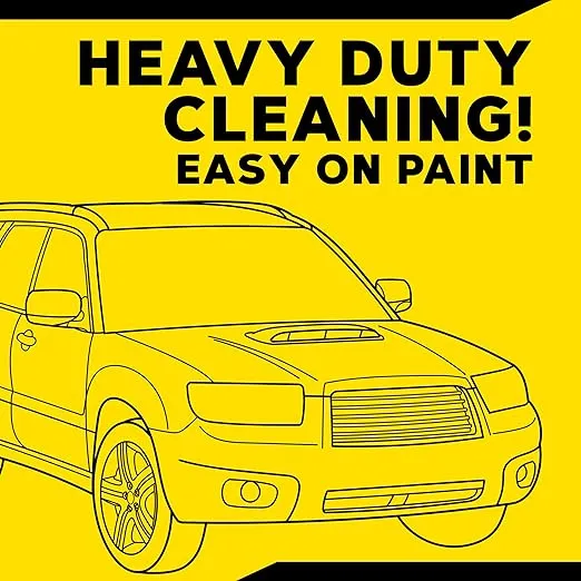 Meguiar's Heavy Duty Bug & Tar Remover - Quick Bug Remover and Tar Remover Spray - Pro Strength Clear Coat Safe Technology with Powerful Foaming Action to Loosen Stuck Bugs, 15 Oz Aerosol