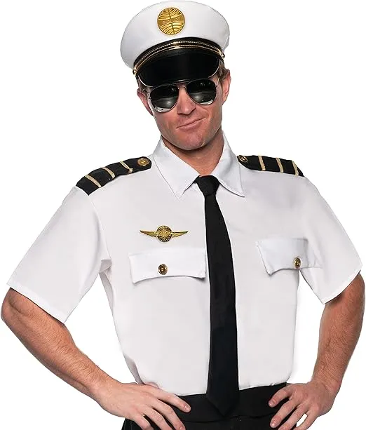 UNDERWRAPS Officially Licensed PAN AM® Costume - PAN AM® Pilot & Stewardess