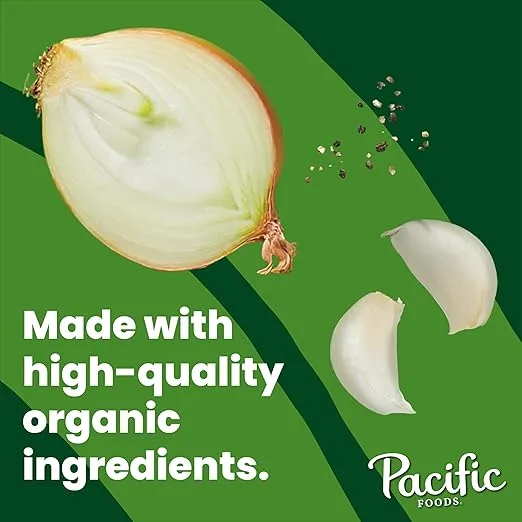 Pacific Foods Low Sodium Organic Beef Broth, 32 oz Carton