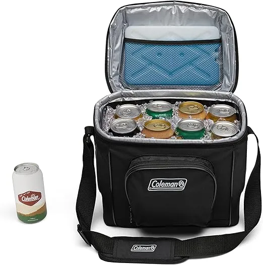 Coleman Chiller Soft Coolers, Leak-Proof 9/16/30 Can Coolers with Ice Retention, Made with Recycled Materials, Great for Beach, Pool, Sports, Camping, Tailgating, Boat, & More