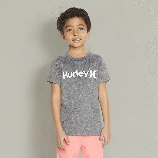 Hurley Boys' UPF 50+ Rash Guard Swim Shirt