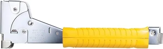 Arrow HT50 Heavy Duty Hammer Tacker, Chromed-Steel Manual Stapler with Sure-Grip Handle, Dual-Capacity Rear-Load Magazine, Fits 5/16”, 3/8", or 1/2" Staples