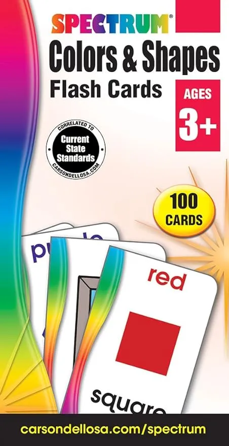 Carson Dellosa Colors & Shapes Flash Cards (734059)