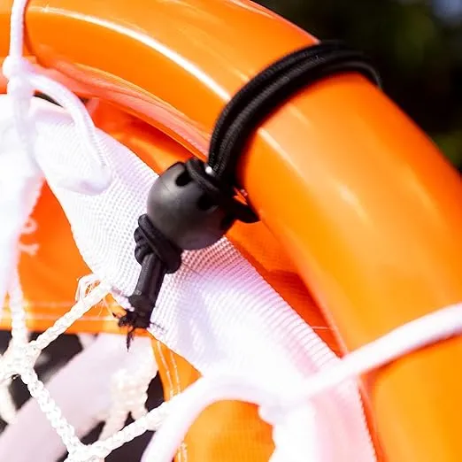 Franklin Sports Lacrosse Shooting Targets - Lax Goal Corner Shooting Target Nets - Lacrosse Shooting Practice Training Aid for Kids + Adults - 2 Targets,Orange/Black
