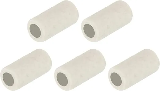uxcell 5pcs 3mm Dia Ceramic Tube Insulated Electronic Wire Bundle Heat Insulation Protection Single Bore,6mm x 10mm