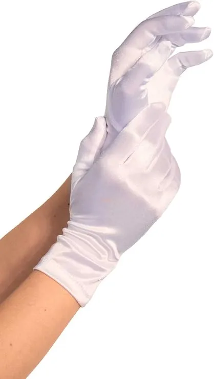 Leg Avenue Women's Satin Wrist Length Gloves