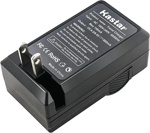Kastar 1-Pack NP-FW50 Battery and AC Wall Charger Replacement for Sony NEX-C3, NEX-C5, NEX-F3, SLT-A33, SLT-A35, SLT-A37, SLT-A55, Cyber-Shot DSC-RX10, Cyber-Shot DSC-RX10 II, Cyber-Shot DSC-RX10M2
