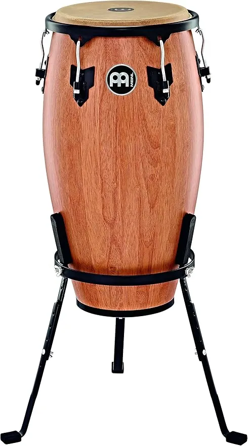 Meinl Percussion HC12SNT-M Headliner Series Conga with Basket Stand, Super Natural, 12"