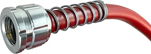 Flexon FA58100CN Farm and Ranch Garden Hose, 100 ft, Red