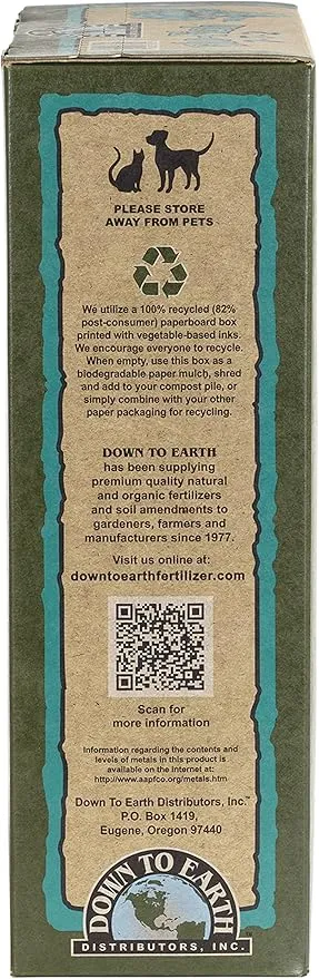 Down to Earth Organic Bio-Fish Fertilizer Mix 7-7-2, 5 lb