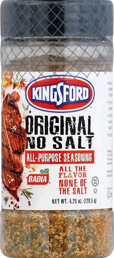Kingsford Badia Original No Salt All-Purpose Seasoning, 4.25 oz (Pack of 1)