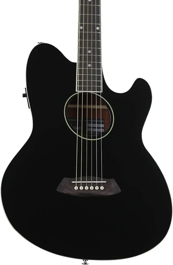 Ibanez Talman TCY10E Acoustic-Electric Guitar - Black
