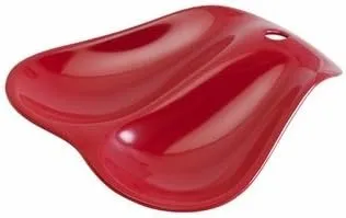 Gourmac Twin Spoon Rest Red