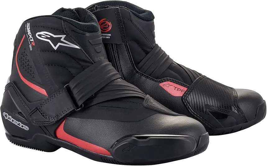 Alpinestars SMX-1 R V2 Boots, Performance Motorcycle Boots with Impact Protection & Ergonomic Design, High-Grip Sole