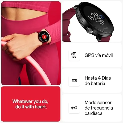 POLAR Unite Waterproof Fitness Watch (Includes Wrist-based Heart Rate and Sleep Tracking)