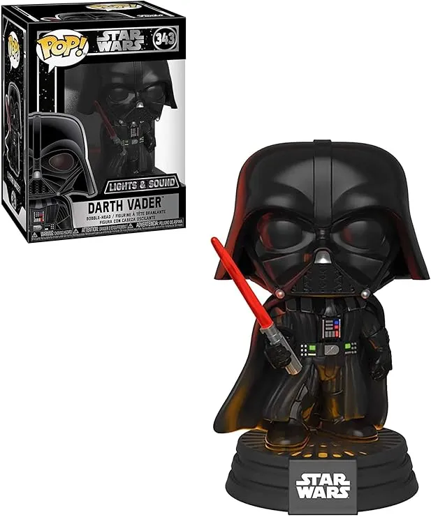 Funko 35519 POP Bobble: Star Wars: Darth Vader Electronic, Multicolor