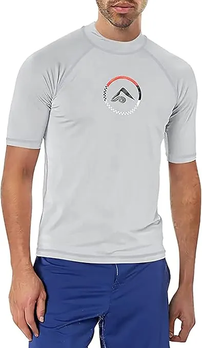 Kanu Surf Mercury Rashguard for Men UPF 50+ Sun Protection Swim Shirts Rash Guard for Men