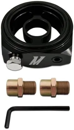 Mishimoto Oil Filter Sandwich Plate Adapter, with (3) 1/8" NPT ports