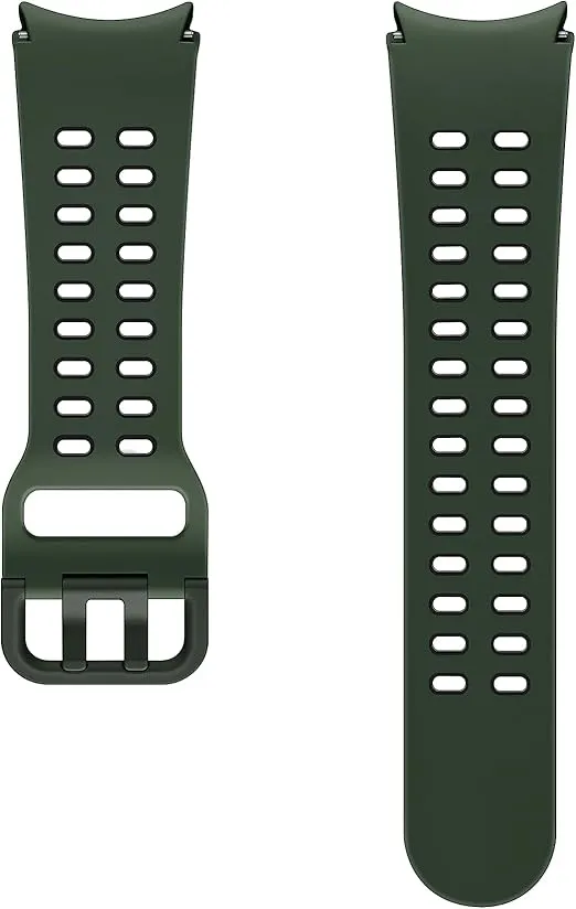 SAMSUNG Galaxy Watch 6, 5, 4 Series Extreme Sport Band, Smartwatch Replacement Strap with T-Buckle Closure, Air Holes for Active Men and Women, Small/Medium, ET-SXR93SGEGUJ, Green/Black