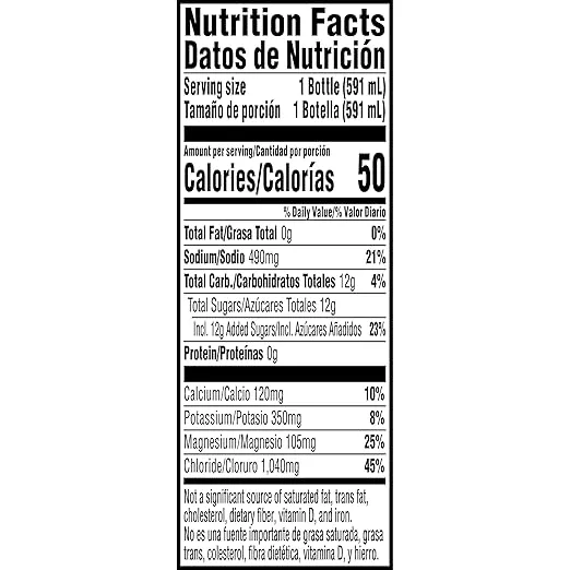 Gatorlyte Electrolyte Beverage, Glacier Freeze, 20 Fl Oz (Pack of 12)