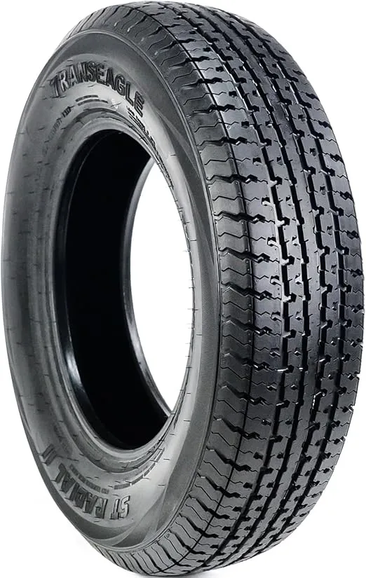 Transeagle ST Radial II Steel Belted Premium Trailer Radial Tire-ST235/80R16 235/80/16 235/80-16 126/122N Load Range F LRF 12-Ply BSW Black Side Wall