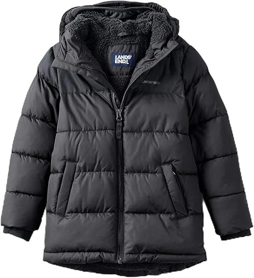 Lands' End Boys Fleece Lined Coat