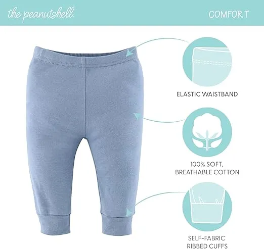 The Peanutshell Baby Pants Set, Newborn to 24 Month Sizes