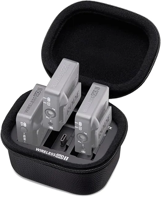 RØDE Charge Case for the Wireless GO II With Two Full Recharges, Rugged Enclosure and Zip System