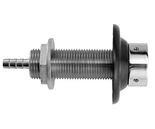 Kegco SHANK3-ASC 3-1/8" Long All SS Contact Shank with Nipple Assembly - 3/16" I.D. Bore