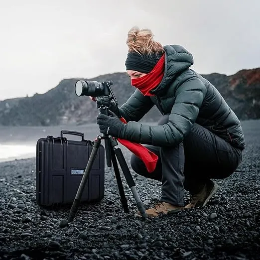 16 x 14 x 4” Waterproof Hard Case – Portable Shockproof Hard Laptop Case with Customizable Foam – Ideal for Cameras, Laptops, Guns, Pistols and Drones