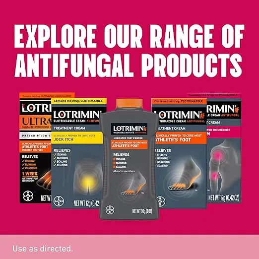 Lotrimin AF Ringworm Cream Clotrimazole 1% - Clinically Proven Effective Antifungal Cream Treatment of Most Ringworm, For Adults and Kids Over 2 years, .42 Ounce (12 Grams)