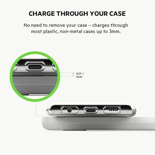 Belkin Quick Charge Dual Wireless Charging Pad - 10W Qi-Certified Charger Pad for iPhone, Samsung, Apple Airpods & More - Charge While Listening to Music, Streaming Videos, & Video Calls - White