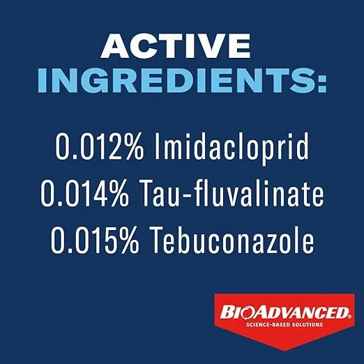BioAdvanced 701290B Insecticide Fungicide Miticide 3-in-1 Insect, Disease & Mite Control, 24 Oz