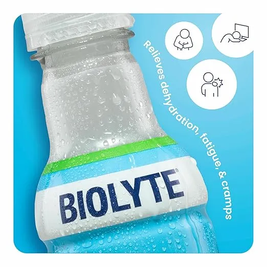 BIOLYTE Electrolyte Drink - IV in a Bottle Electrolyte Drink for Rapid Hydration - Melon, 12-Pack