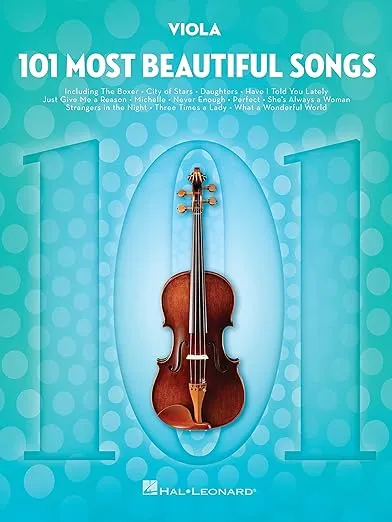 101 Most Beautiful Songs for Viola (101 Songs)