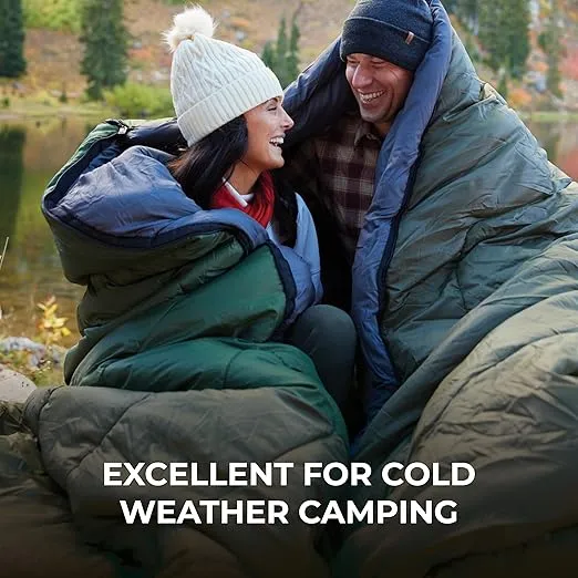 Teton Celsius Regular, -25F, 20F, 0F Degree Sleeping Bags, All Weather Bag for Adults and Kids, Camping Made Easy and Warm, Travel Sack Included