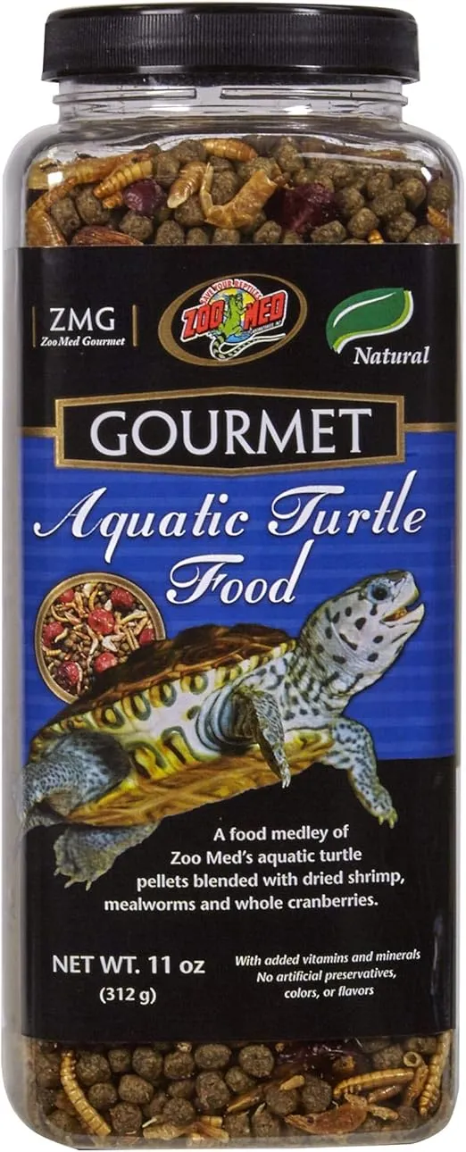 Zoo Med Gourmet Aquatic Turtle Food 11 oz.
