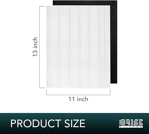 Filter S HEPA Replacement - Compatible with Winix C545 Air Purifier - Replaces Winix Filter S 1712-0096-00 (1 HEPA + 4 Carbon Filters)