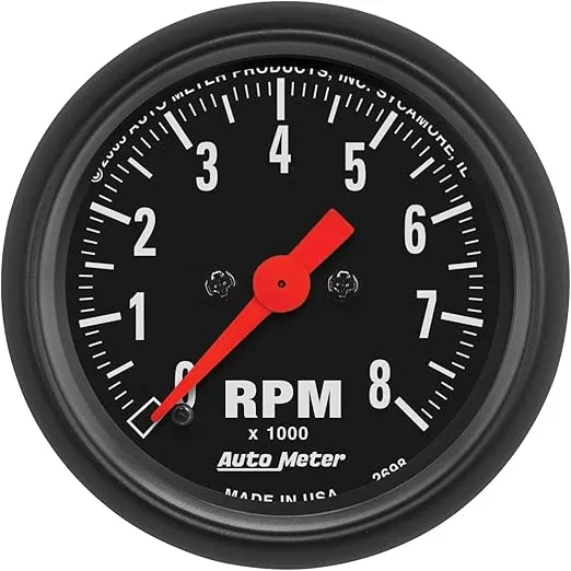 AUTO METER 2698 Z-Series in-Dash Electric Tachometer, 2.3125 in.