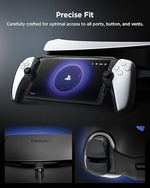 Spigen Thin Fit Designed for PlayStation Portal Remote Player Case - Black