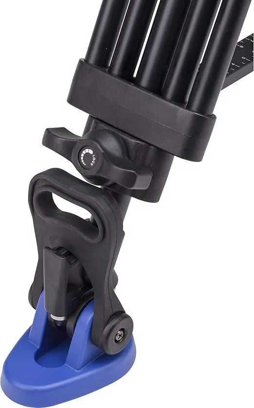 Benro A673TM Dual Stage Aluminium Video Tripod S8PRO Head - 75mm Bowl, 3-Leg Sections, Twist Lever-Lock