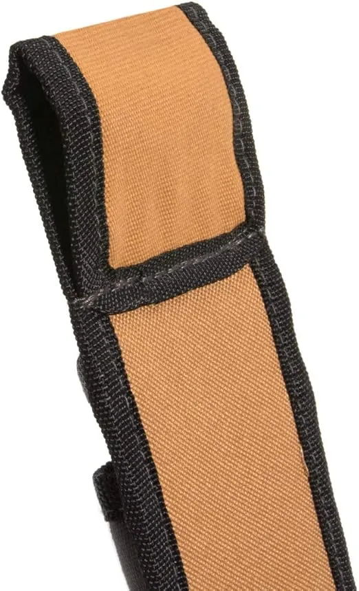 Dickies Utility Knife Sheath for Belt, Durable Canvas with PVC Cut-Resistant Sheath Lining, 2-inch Belt Loop, Tan/Grey
