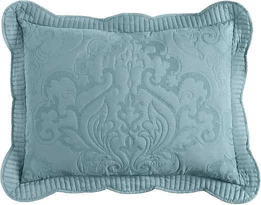 BrylaneHome Amelia Sham - Standard, Seaglass