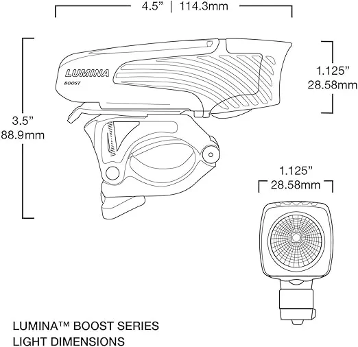 NiteRider Lumina 1200 Boost USB Rechargeable Bike Light Powerful Lumens Bicycle Headlight LED Front Light Easy to Install for Men Women Road Mountain City Commuting Adventure Cycling Safety Flashlight