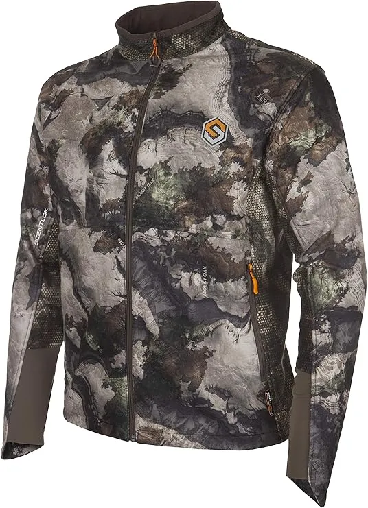 ScentLok Forefront Midweight Water Repellent Camo Hunting Jacket for Men - Mossy Oak Terra Gila